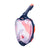 full face snorkel mask orange