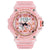 Smael 1808 Light Pink Multifunction Watch