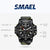 Smael 1545 Camouflage Red Multifunctional Watch