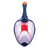 full face snorkel mask orange