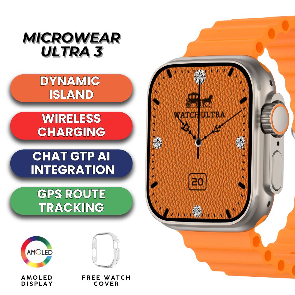 Microwear Ultra 3 Mini Smartwatch