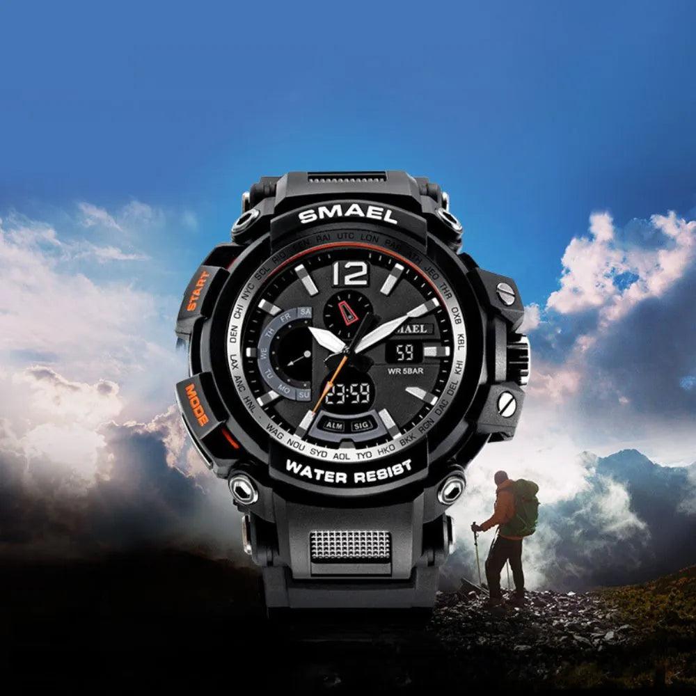 Smael 1702 Black Dual Display Watch Smael South Africa