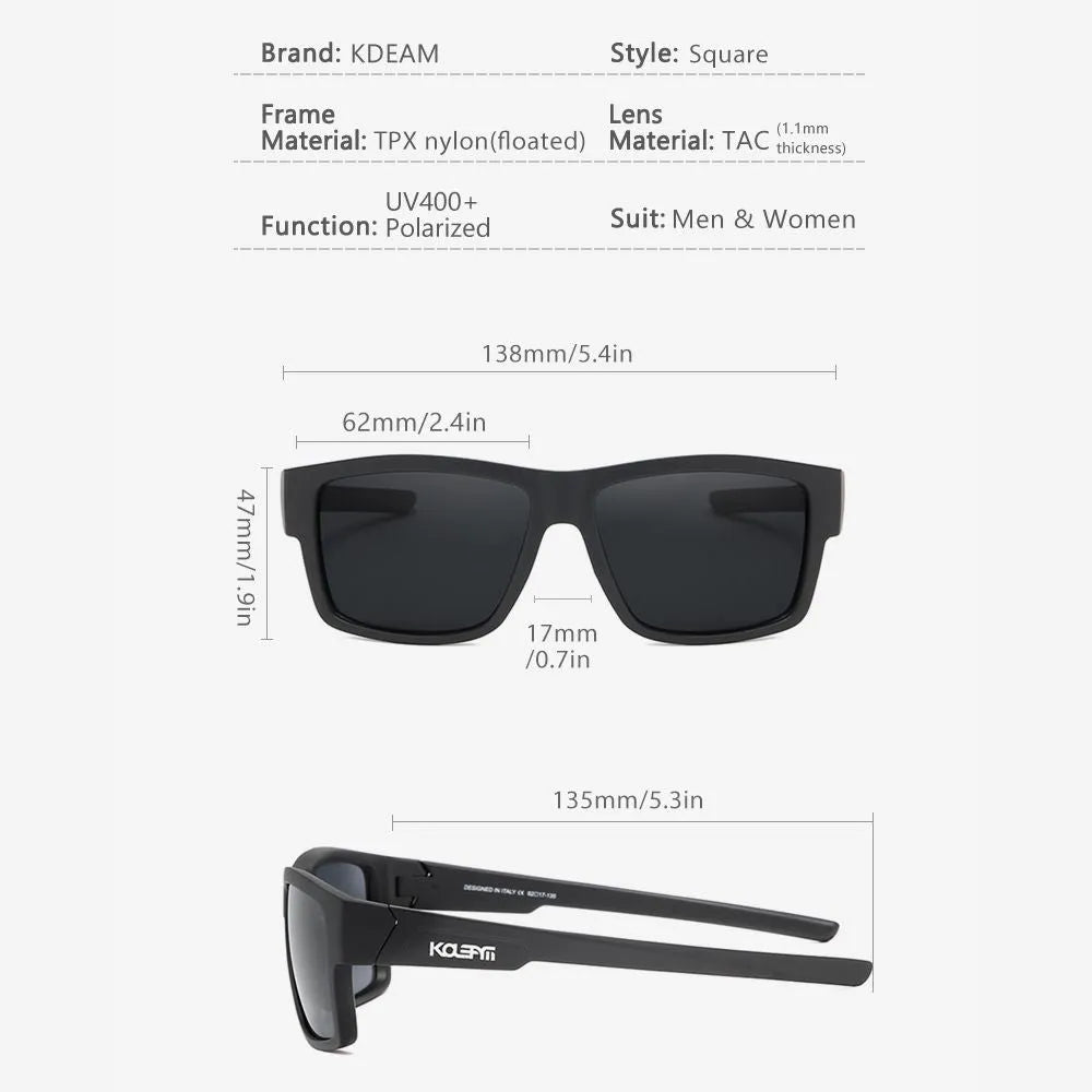 Kdeam KD7077 Floating Sunglasses C4 - Smael South Africa