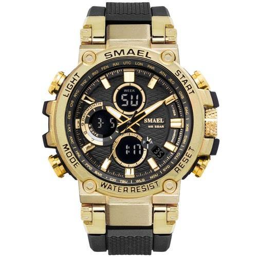 Smael Metal Gold Chronograph Watch-Smael South Africa-Smael South Africa