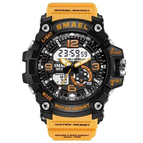 Kids Smael Yellow Chronograph Watch-Smael South Africa-Smael South Africa
